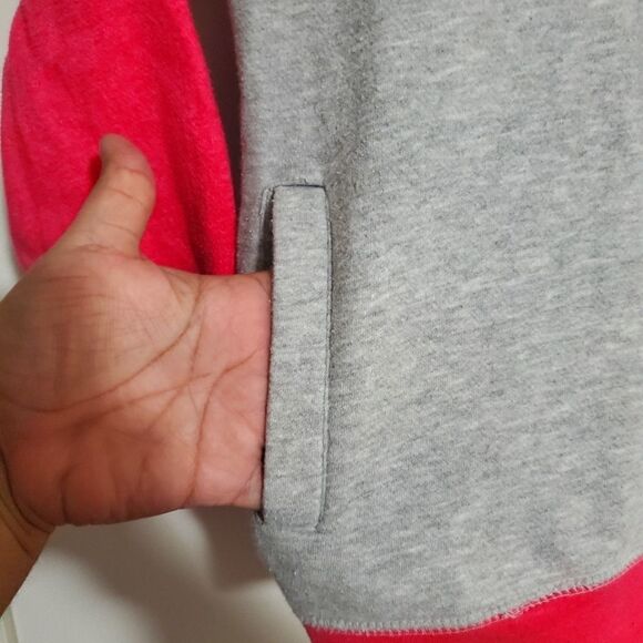 Kid-U-Not Gray/Pink Hoodie Sweater Size M - Picture 4 of 7